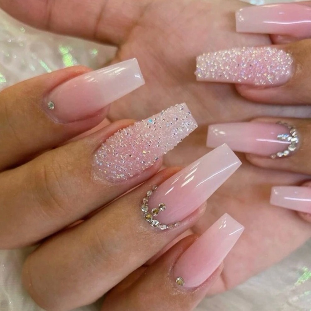French Fade Press on Nails